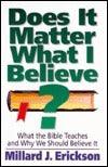 Does it Matter What I Believe? : What the Bible Teaches and Why We Should Believe it - Thryft