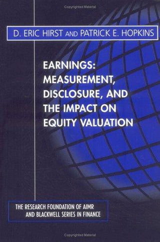 Earnings: Measurement, Disclosure, and the Impact on Equity Valuation - Thryft