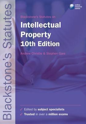 Blackstone's Statutes On Intellectual Property - Thryft