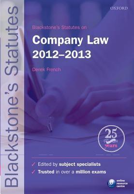 Blackstone's Statutes on Company Law 2012-2013 - Thryft