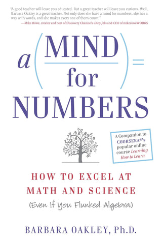 A Mind for Numbers : How to Excel at Math and Science (Even If You Flunked Algebra) - Thryft