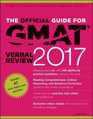 The Official Guide for GMAT Verbal Review 2017 with Online Question Bank and Exclusive Video - Thryft