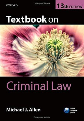 Textbook on Criminal Law - Thryft