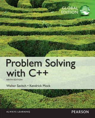 Problem Solving with C++, Global Edition - Thryft