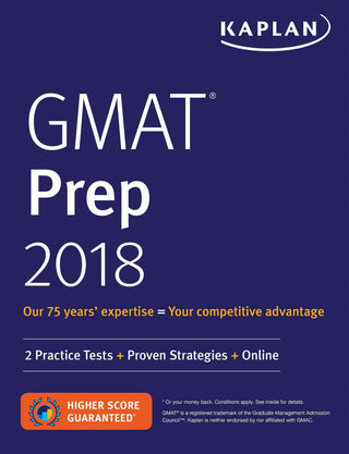 GMAT Prep 2018: 2 Practice Tests + Proven Strategies + Online - Thryft