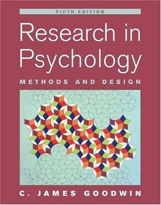 Research in Psychology: Methods and Design - Thryft