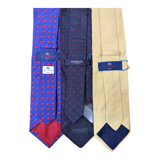 Set of Etro Milano and Burberry Ties