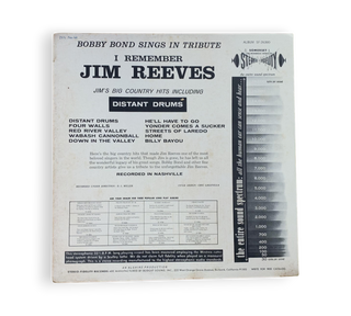 Bobby Bond Sings In Tribute - I Remember Jim Reeves