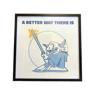 A Better Way There Is Yoda Print