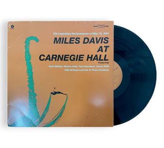 A Collection of Miles Davis Records: Miles Davis At Carnegie Hall, Bags Groove, Agharta