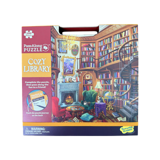 Cozy Library Pass-Along Puzzle