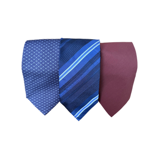 Loewe Patterned Tie, Kenzo Striped Tie, Giorgio Armani Solid Tie Set