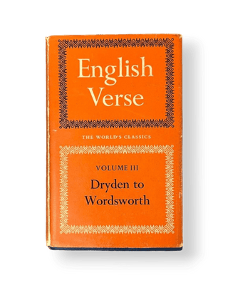 English Verse: Volume III - Thryft